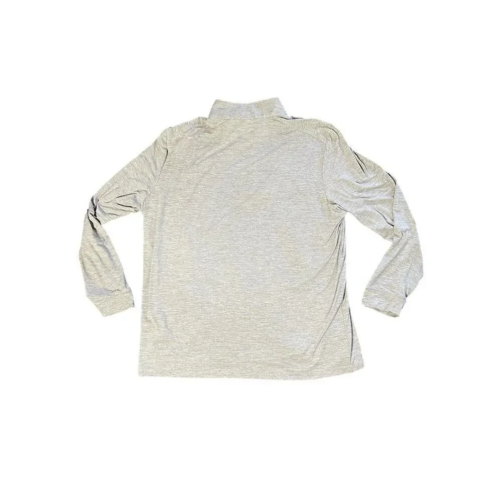 Callaway Men's 2XL Gray Quarter-Zip Pullover Long Sleeve Golf Top - Picture 5 of 5